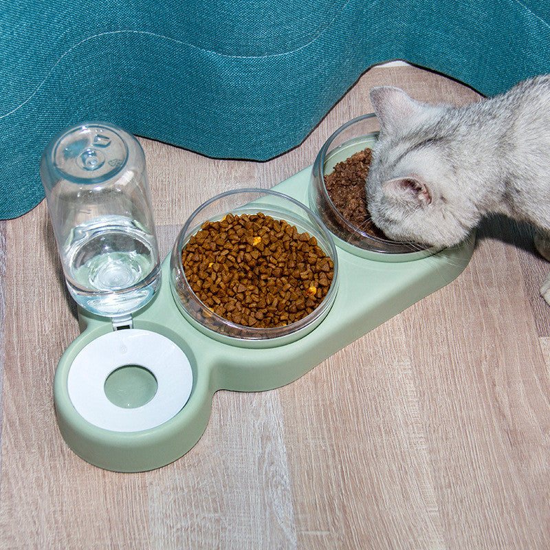 Automatic Feeder With Water Fountain For Pet