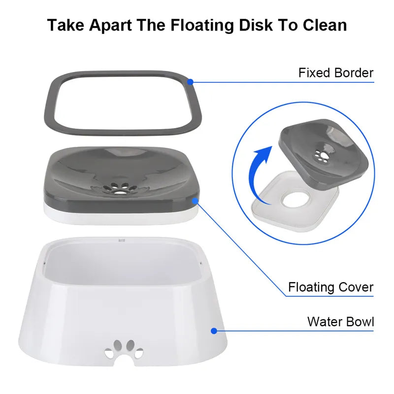 Anti-Overflow Slow Water Feeder Dispenser