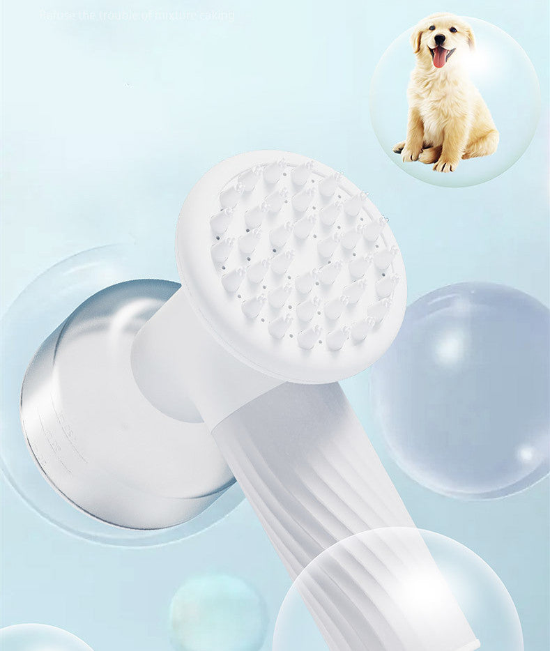 Automatic Foaming Shampoo Pet Bath Brush