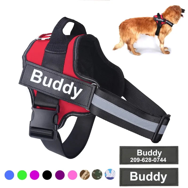 Reflective Adjustable Pet Harness Vest For Dogs