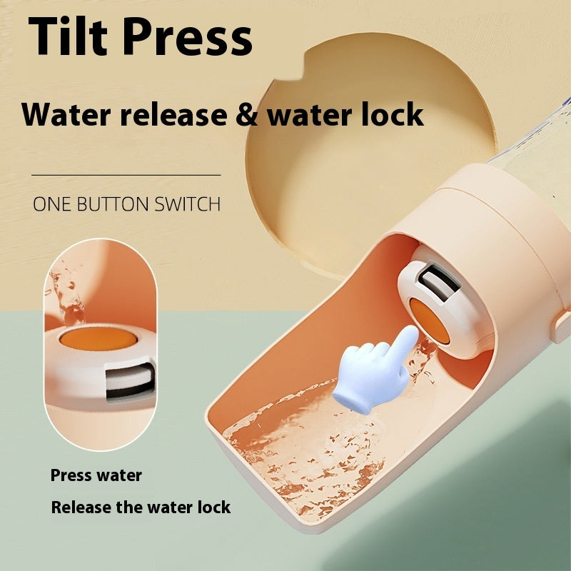 2 In 1 Travel Water Dispenser & Feeder For Pets