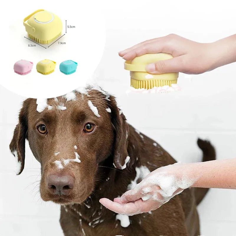 Silicone Dog Massage Brush