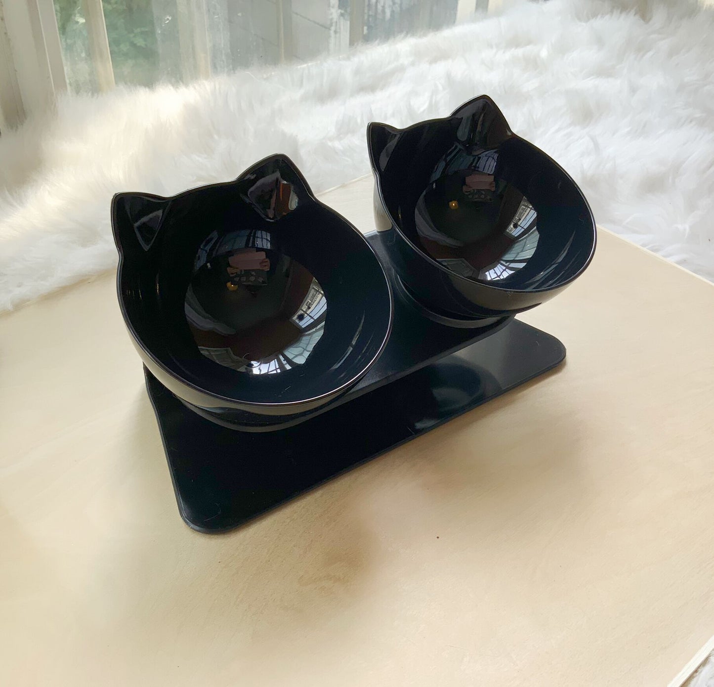 Non Slip Cat Bowl With Raised Stand