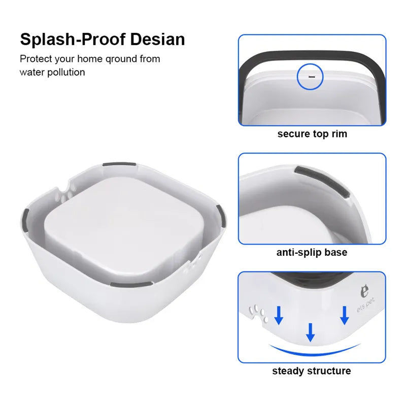 Anti-Overflow Slow Water Feeder Dispenser