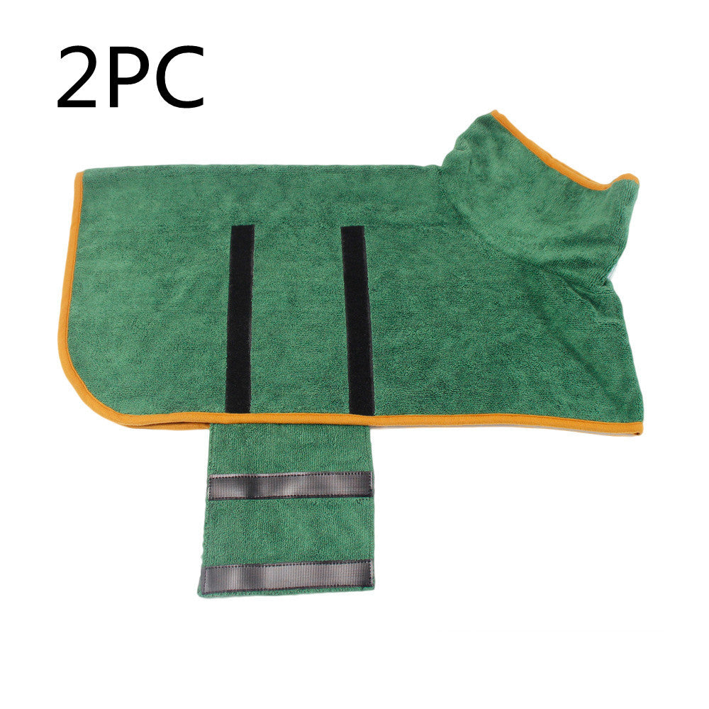 Absorbent Pet Bathrobe