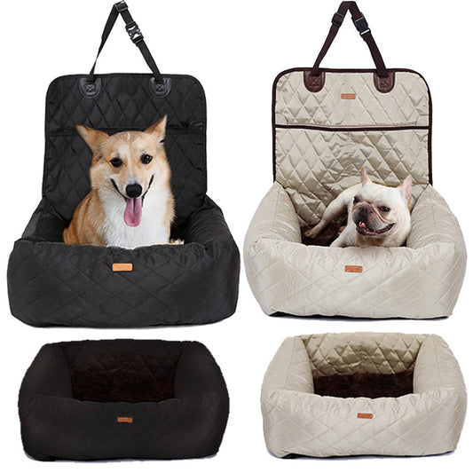 2-in-1 Dog Carrier & Car Seat Pad