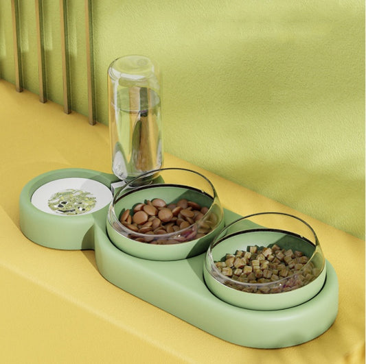 Automatic Feeder With Water Fountain For Pet