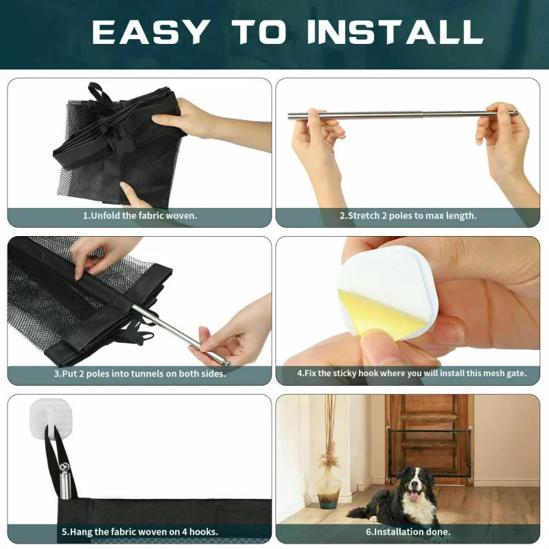 Pets Baby Safety Gate Mesh