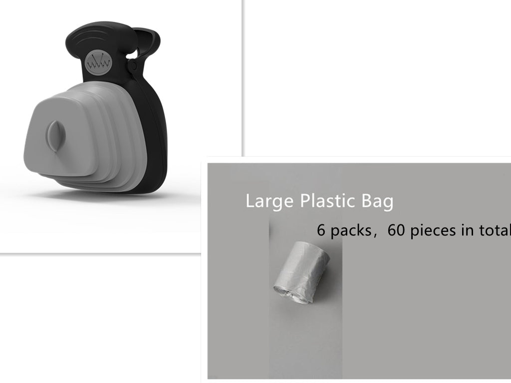 Foldable Dog Poop Bag Dispenser & Scoop