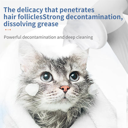 Automatic Foaming Shampoo Pet Bath Brush