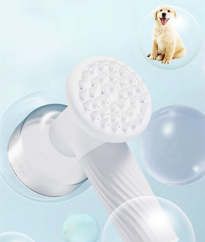 Automatic Foaming Shampoo Pet Bath Brush