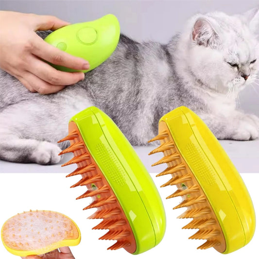 3 In 1 Pet Steamy Electric Spray Brush