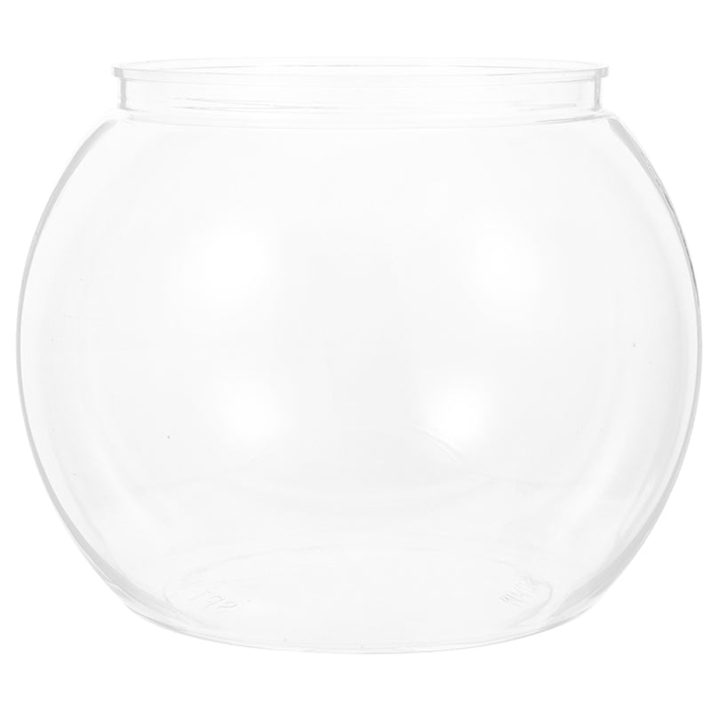 Clear Round Plastic Fish Bowl – Durable & Versatile