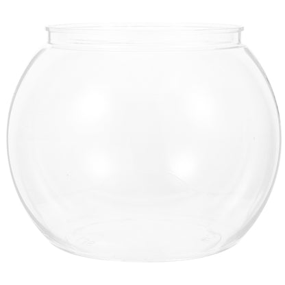 Clear Round Plastic Fish Bowl – Durable & Versatile