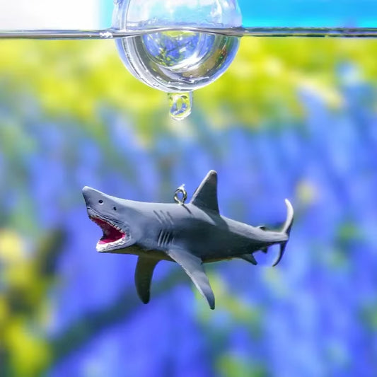 Floating Shark Decoration for Fish Tank – Realistic Design