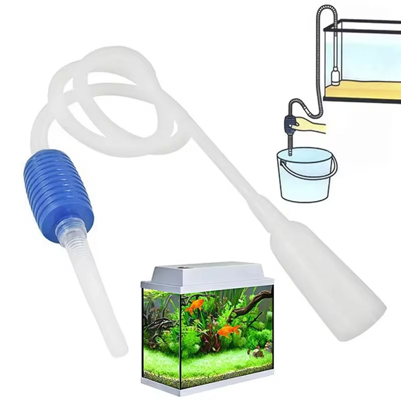 Semi-Automatic Aquarium Vacuum & Water Changer