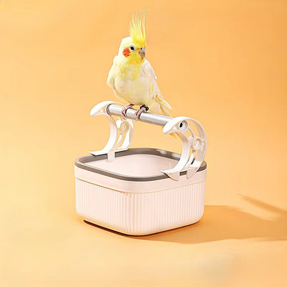 Parrot Training Toilet Stand – Interactive Bird Perch