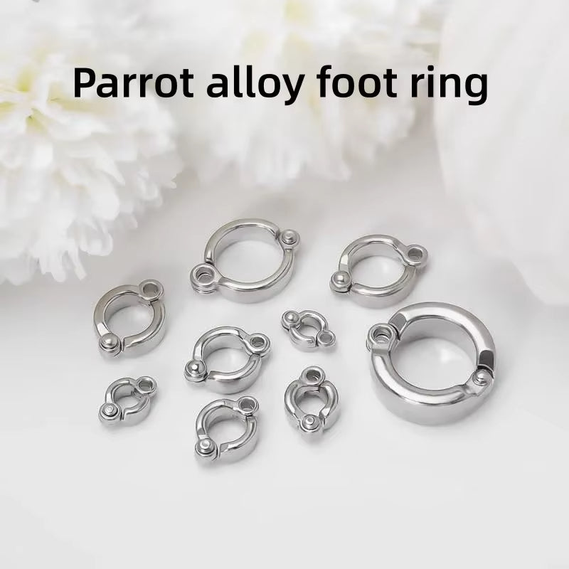 Metal Parrot Foot Rings – Adjustable Anti-Lost Clips