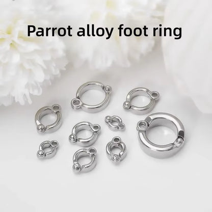 Metal Parrot Foot Rings – Adjustable Anti-Lost Clips