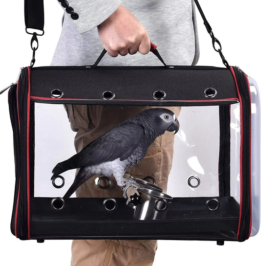 Bird Carrier Backpack – Lightweight Travel Cage for Parrots