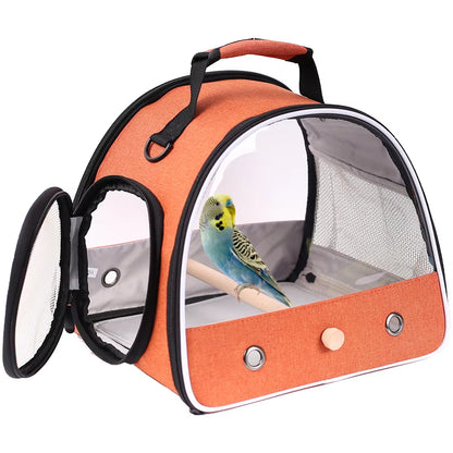 Portable Small Pet Backpack – Travel Carrier with Side Window