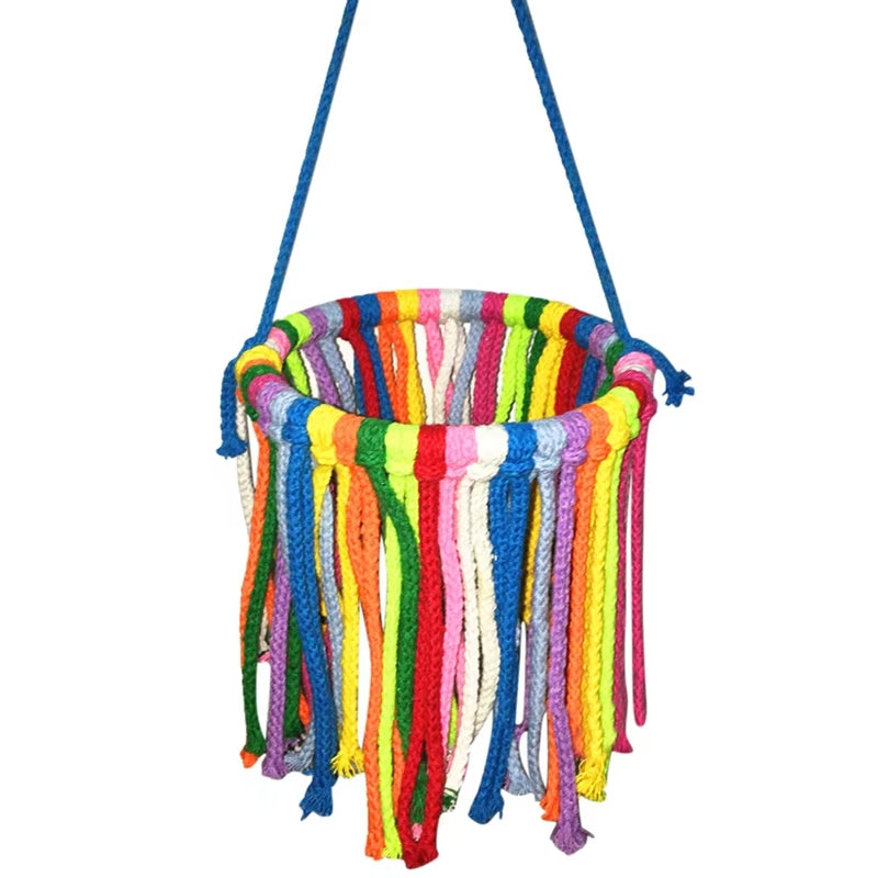 Parrot Rope Chew Toy – Hanging Swing & Climbing Toy