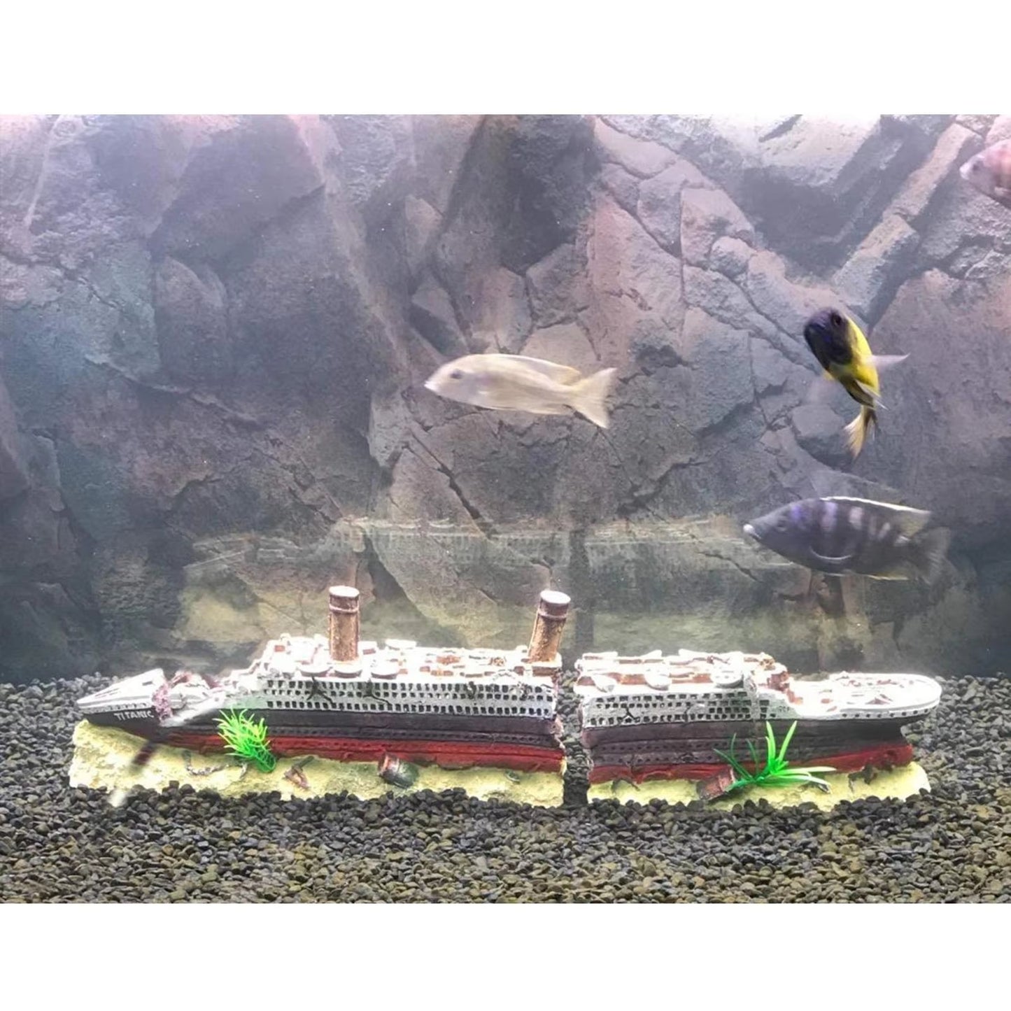 Medium Titanic Ship Aquarium Ornament – 38cm Resin