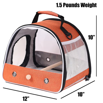 Portable Small Pet Backpack – Travel Carrier with Side Window