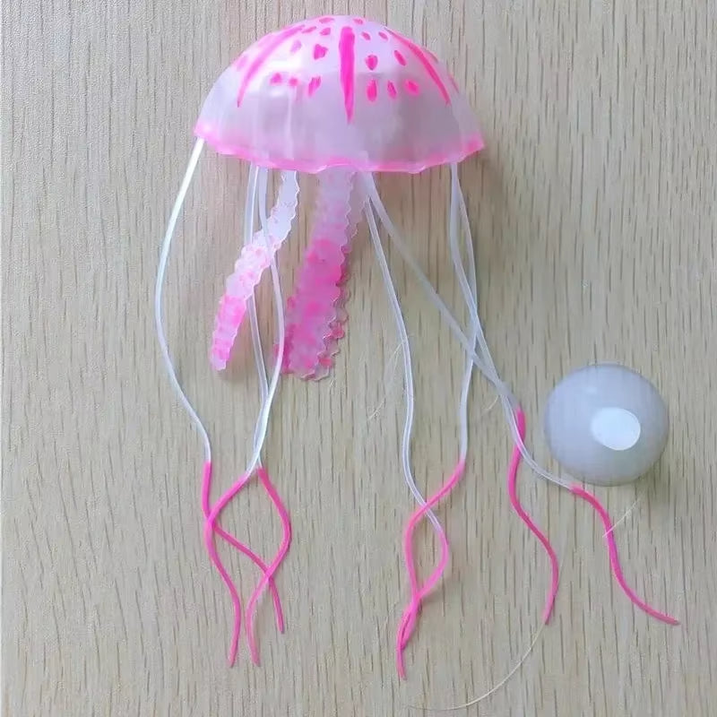 Glowing Artificial Jellyfish – Fish Tank Ornament