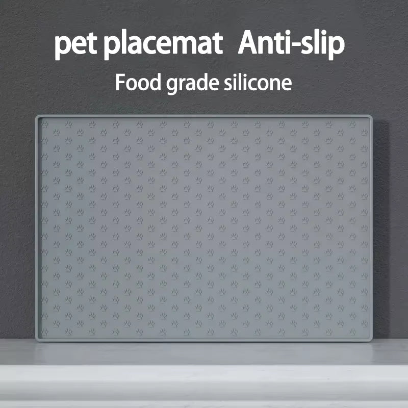 Waterproof Silicone Pet Placemat – Non-Slip Food Bowl Mat