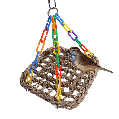 Parrot Hammock & Swing – Durable Hanging Bird Perch