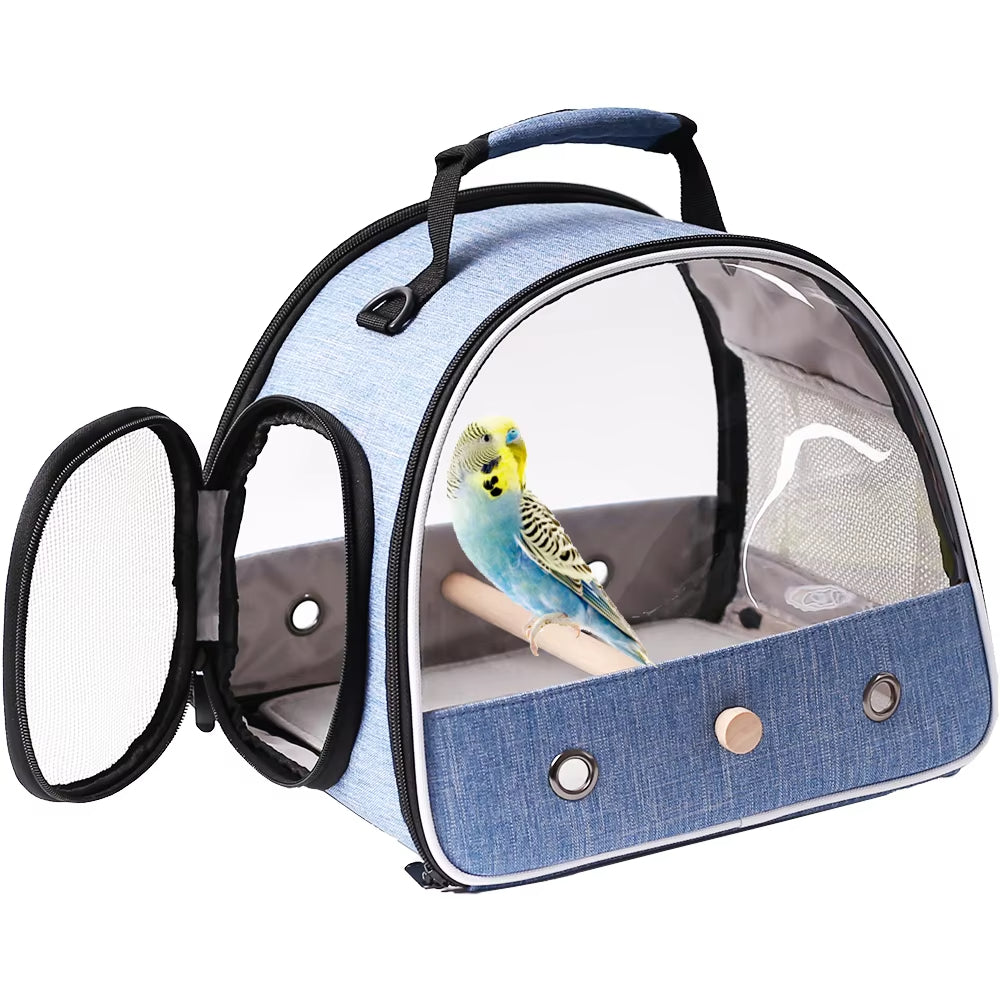 Portable Small Pet Backpack – Travel Carrier with Side Window