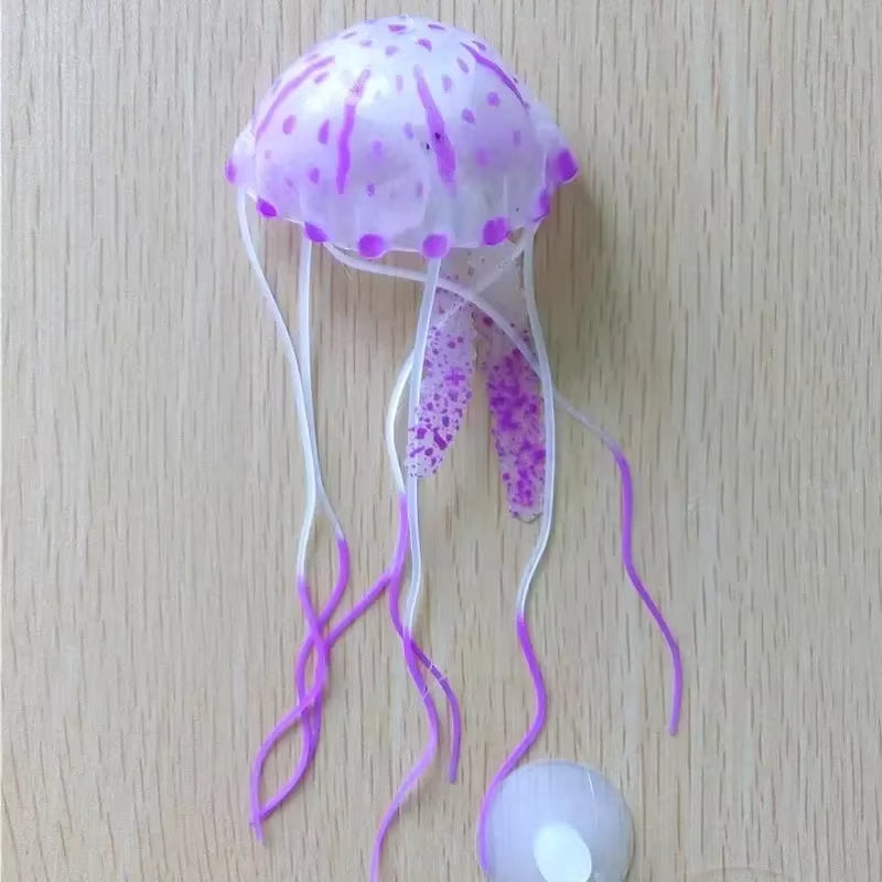 Glowing Artificial Jellyfish – Fish Tank Ornament