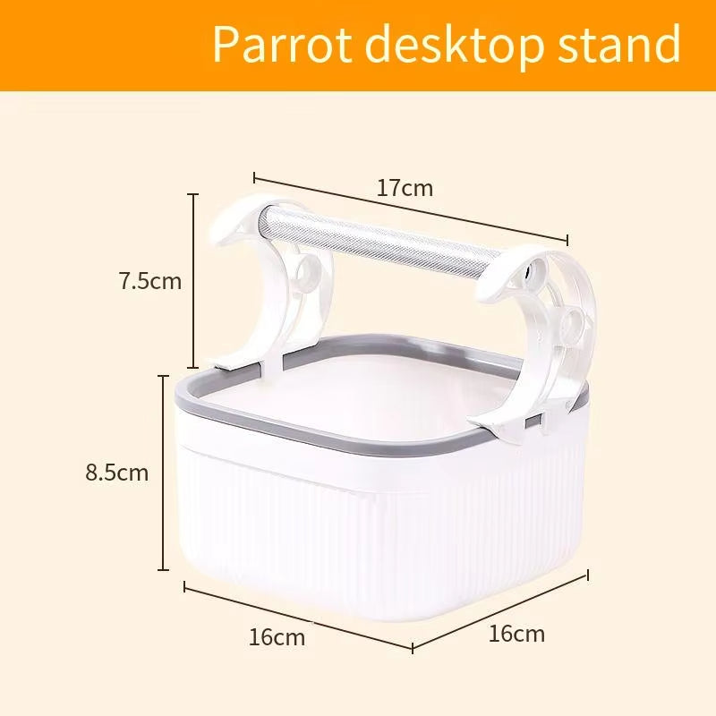 Parrot Training Toilet Stand – Interactive Bird Perch