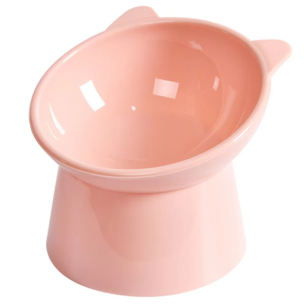 Tilted Elevated Cat Bowl – Anti-Vomiting & Non-Slip