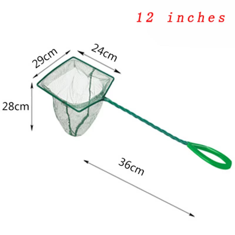 Large Fish Net with Long Handle – 3-12 Inch Sizes