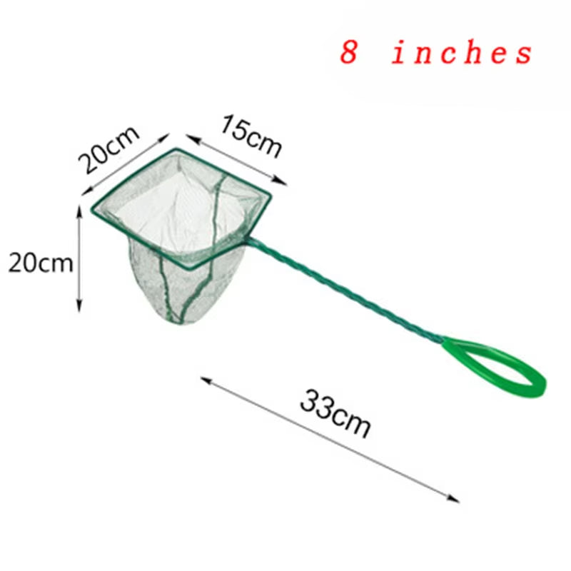 Large Fish Net with Long Handle – 3-12 Inch Sizes