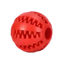 Interactive Rubber Dog Chew Ball Treat Dispenser