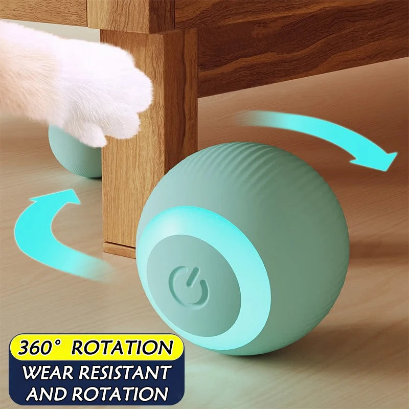 2PCS Smart Interactive Rolling Cat Ball Toy