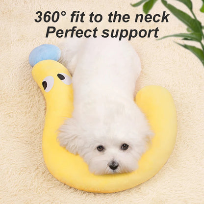 Pet U-Shaped Pillow Neck Protector for Dogs & Cats