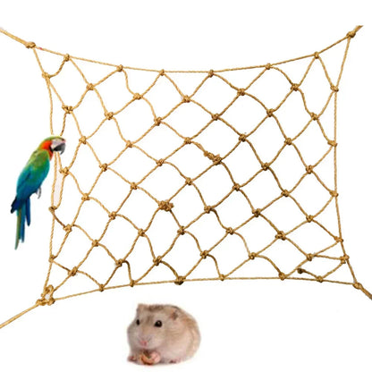 Parrot Rope Swing Climbing Net with Hook & Ladder 30x20cm