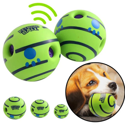 Wobble Wag Giggle Ball Interactive Sound Dog Toy