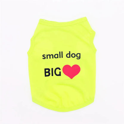 Fashion Pet Cat Dog T-Shirt Summer Vest Apparel