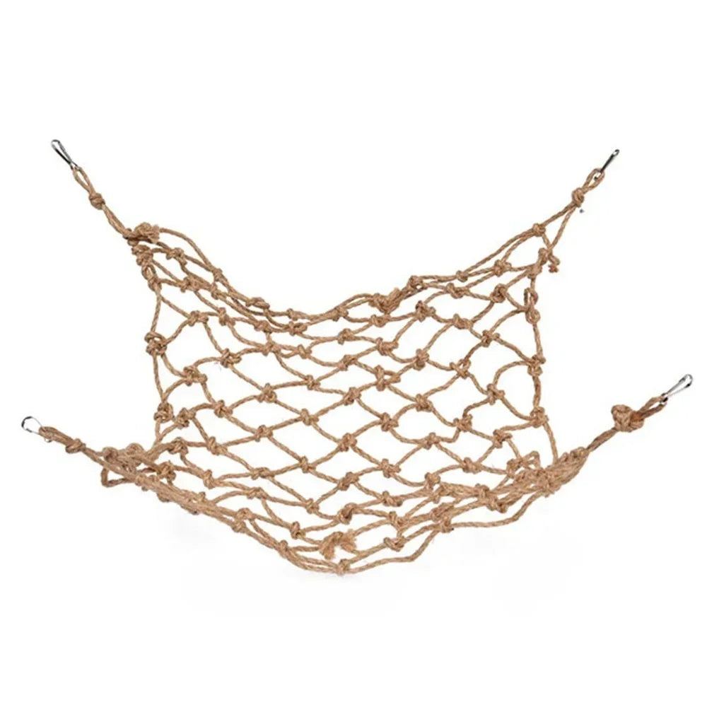 Parrot Rope Swing Climbing Net with Hook & Ladder 30x20cm