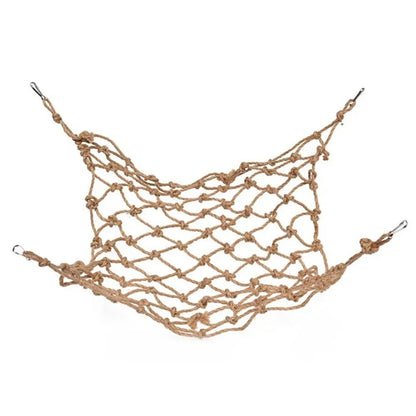 Parrot Rope Swing Climbing Net with Hook & Ladder 30x20cm