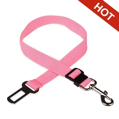 Adjustable Pet Car Seat Belt Harness for Dog Safety