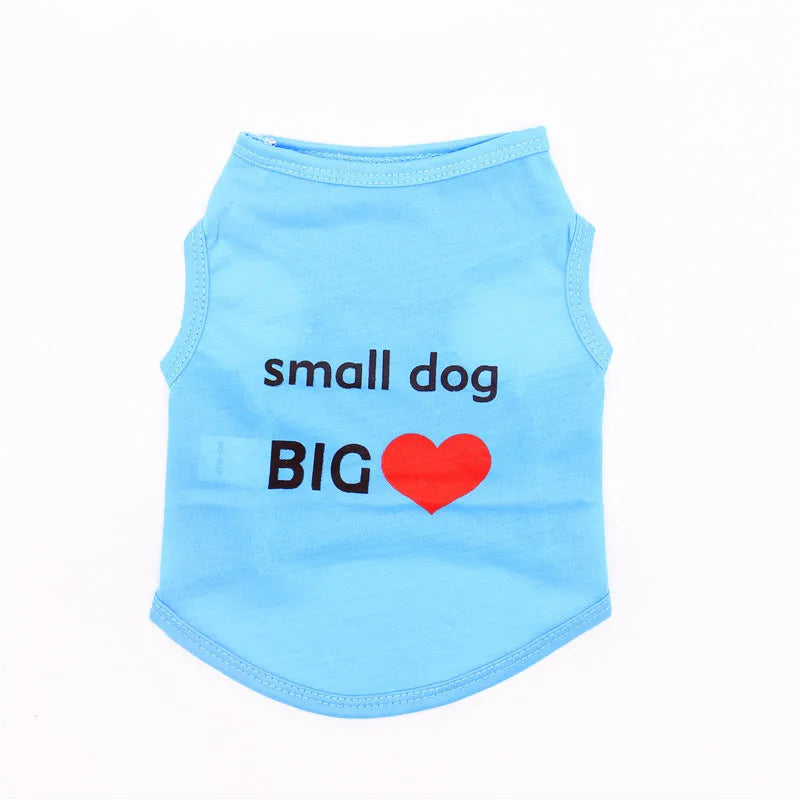 Fashion Pet Cat Dog T-Shirt Summer Vest Apparel