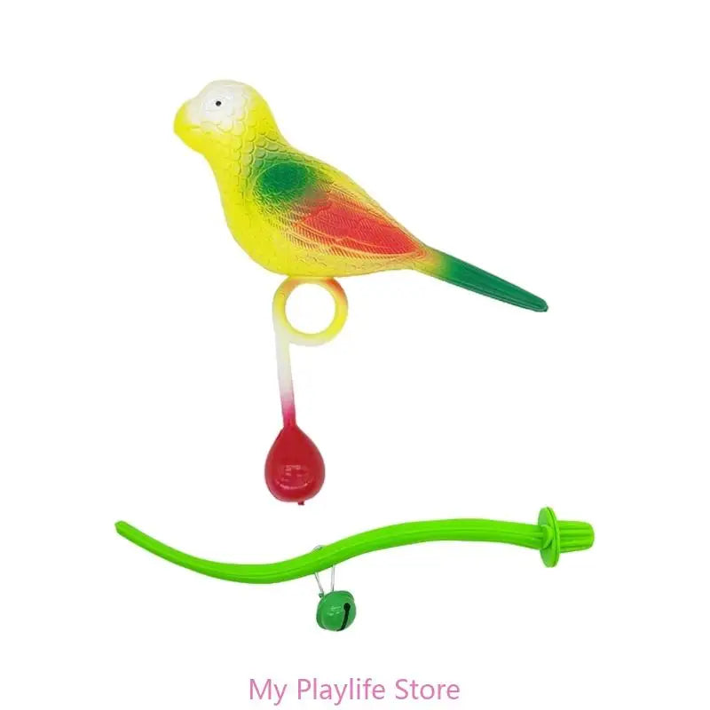 Bird Perch Stand for Parakeets & Parrots Cage Toy