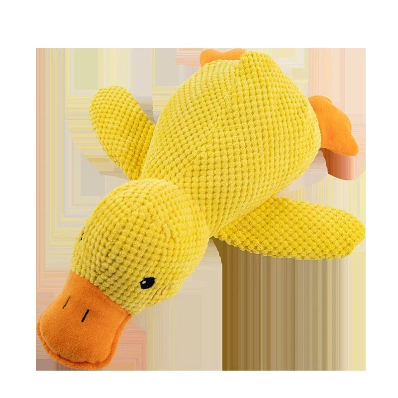 Plush Duck Dog Toy Bite Resistant Sound Relief Chew