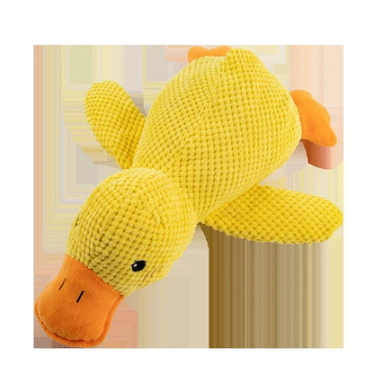 Plush Duck Dog Toy Bite Resistant Sound Relief Chew